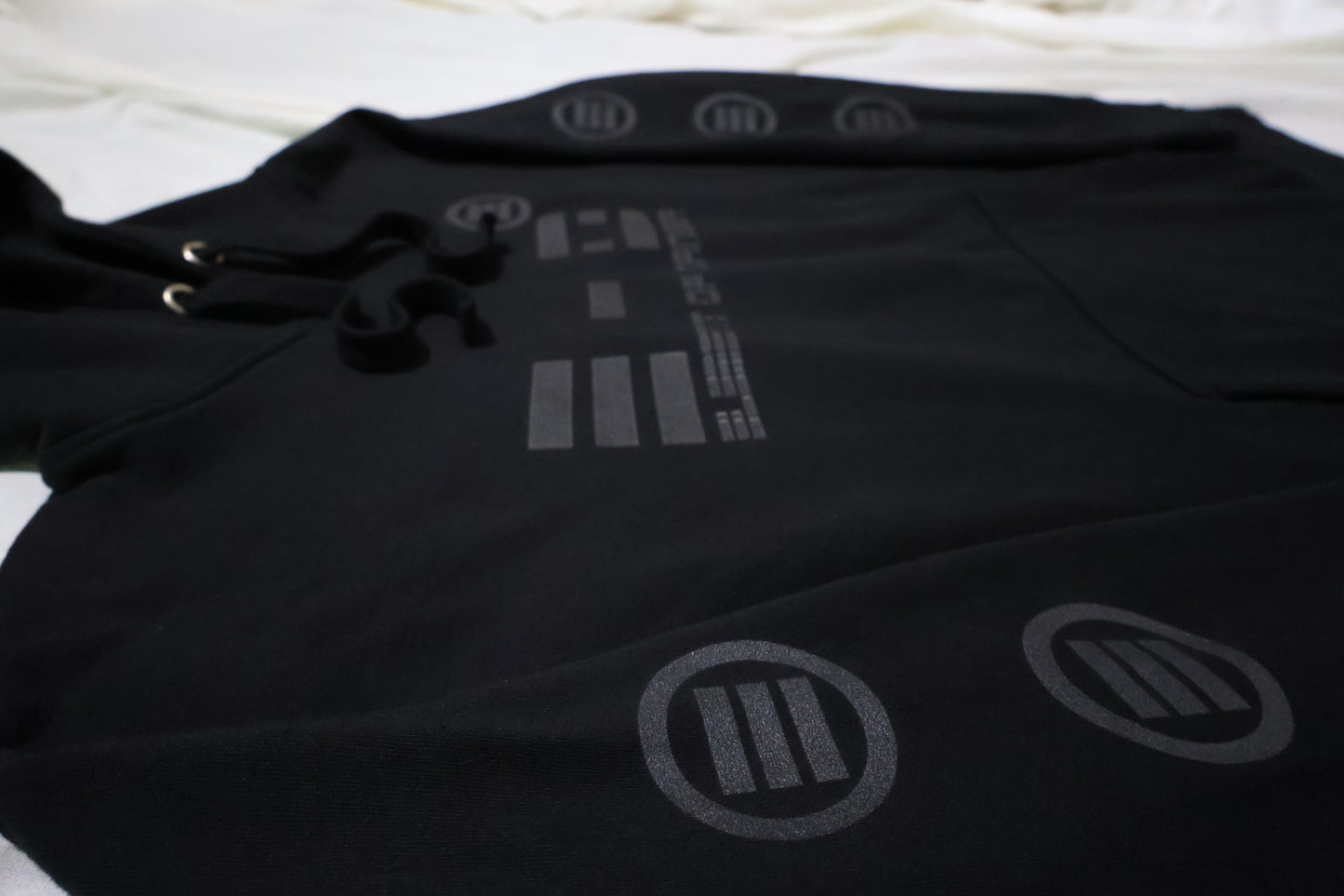 Element Of Danger - E-D Come Round My Way! (Black On Black) Unisex Hoodie