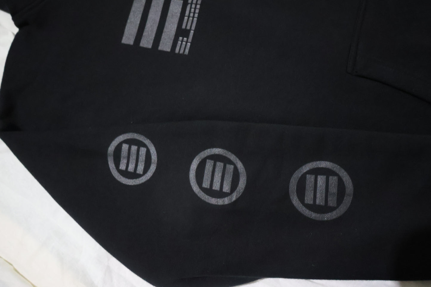 Element Of Danger - E-D Come Round My Way! (Black On Black) Unisex Hoodie