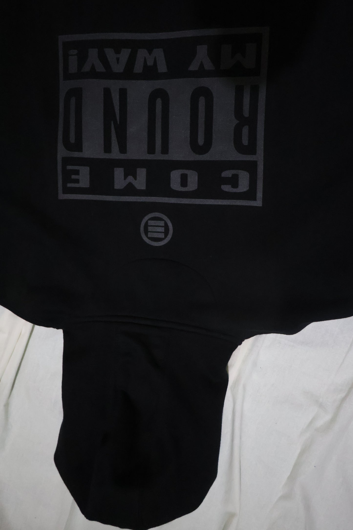 Element Of Danger - E-D Come Round My Way! (Black On Black) Unisex Hoodie