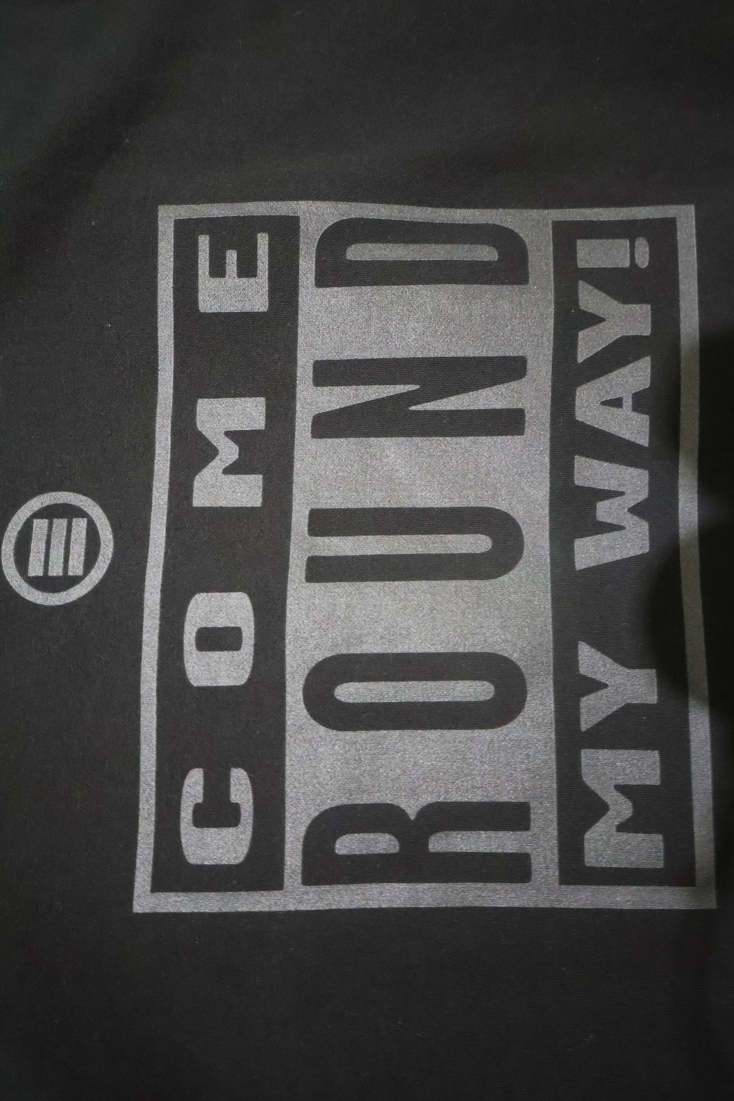 Element Of Danger - E-D Come Round My Way! (Black On Black) Unisex Hoodie