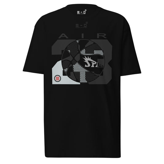Element Of Danger - #23 Retro 5 O.G. Men’s premium heavyweight tee(Blk Metallic)