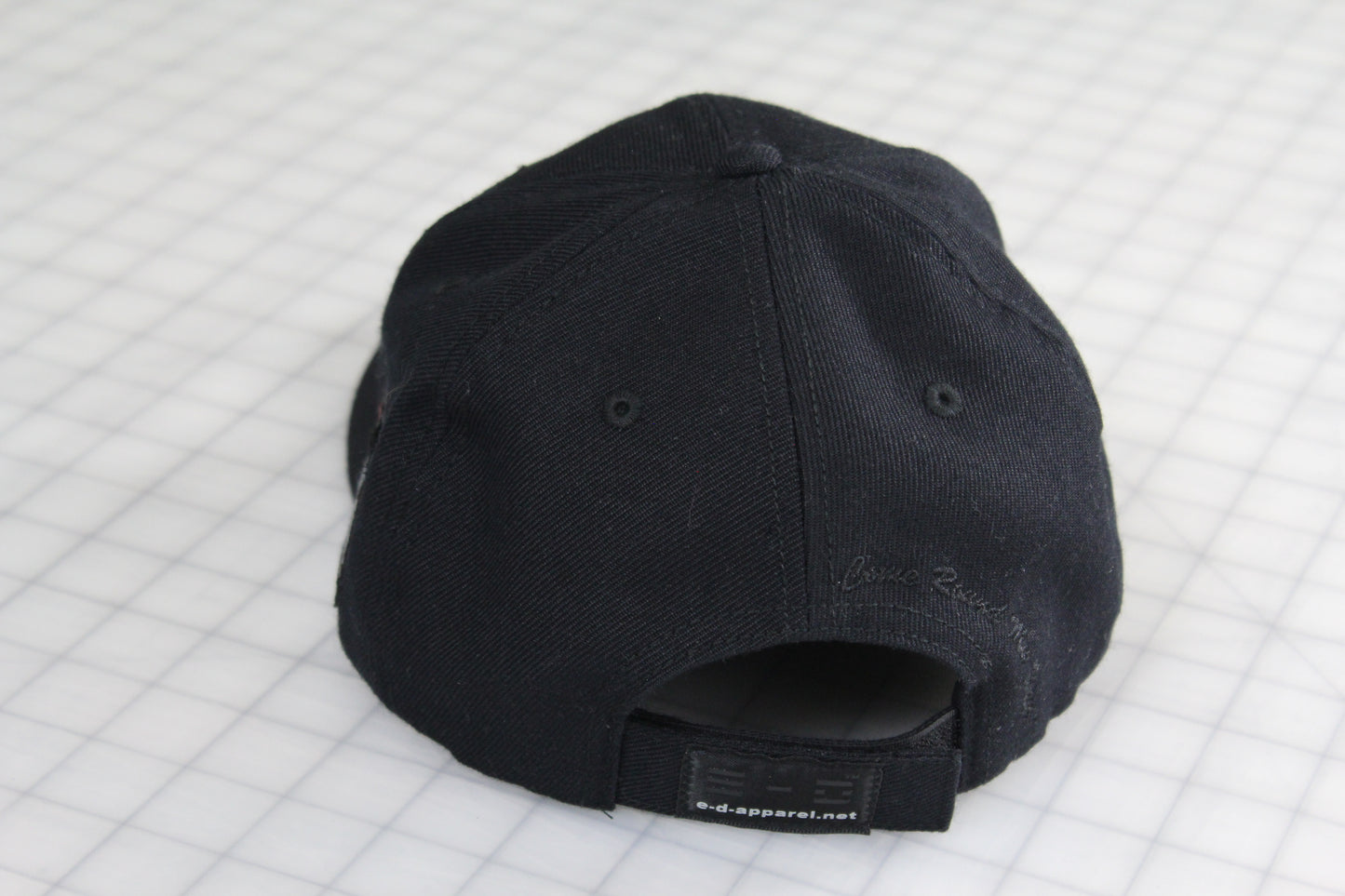 Element Of Danger - 2 Zipper Baseball Cap (Curved Visor) Dad Hat (Blk) (4 Color Eyelet)