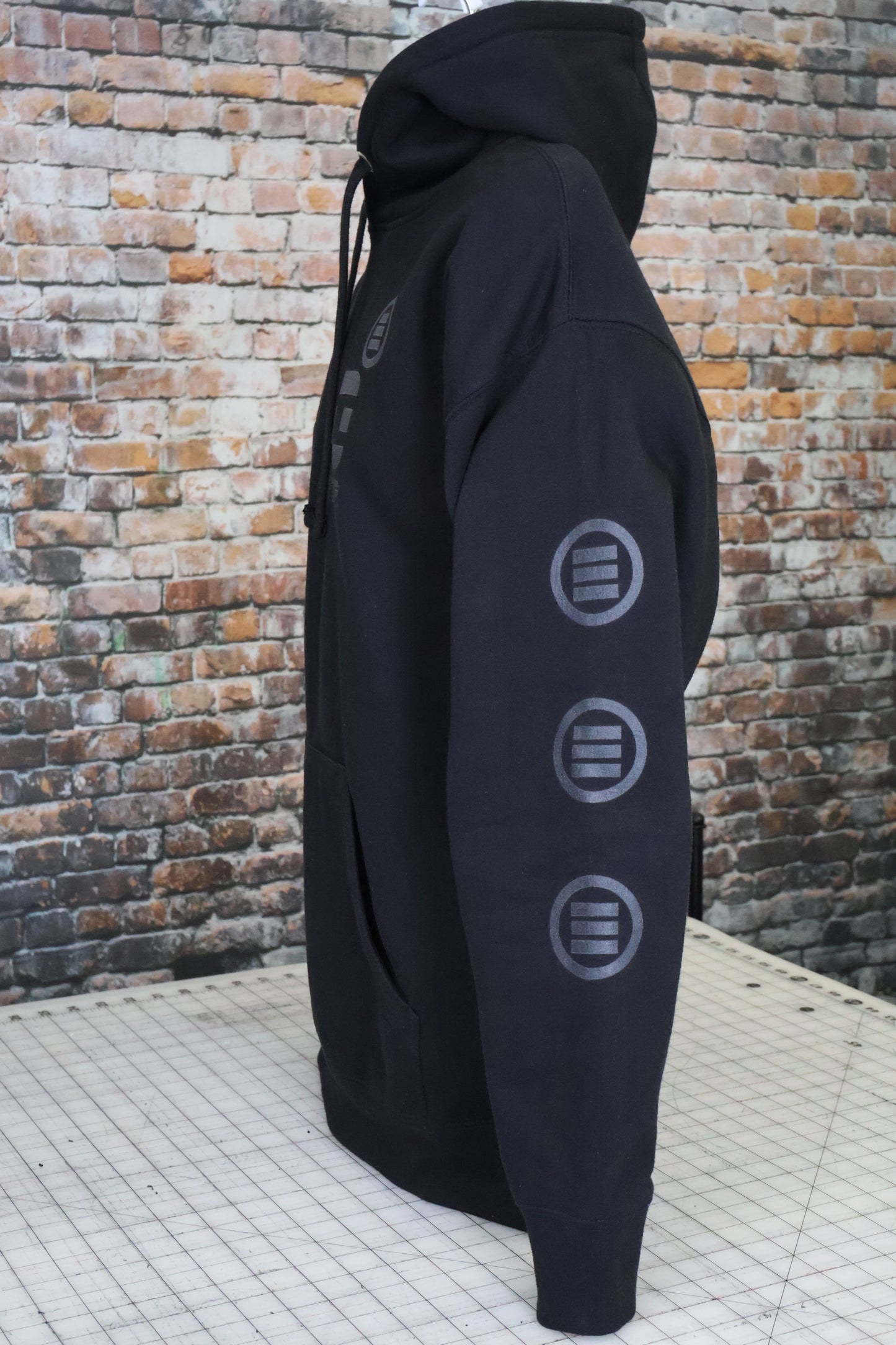 Element Of Danger - E-D Come Round My Way! (Black On Black) Unisex Hoodie