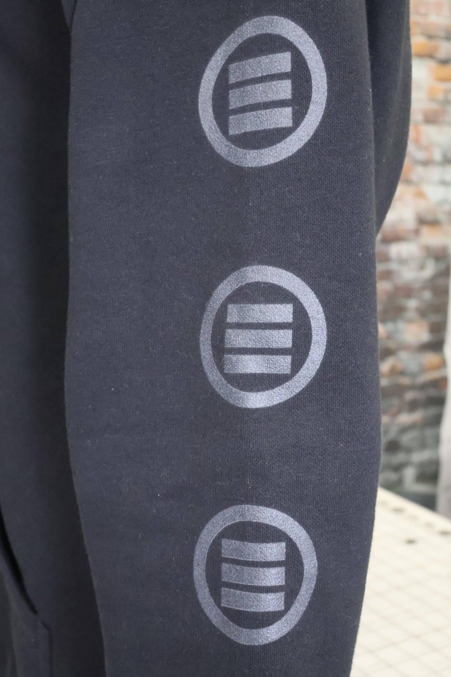 Element Of Danger - E-D Come Round My Way! (Black On Black) Unisex Hoodie