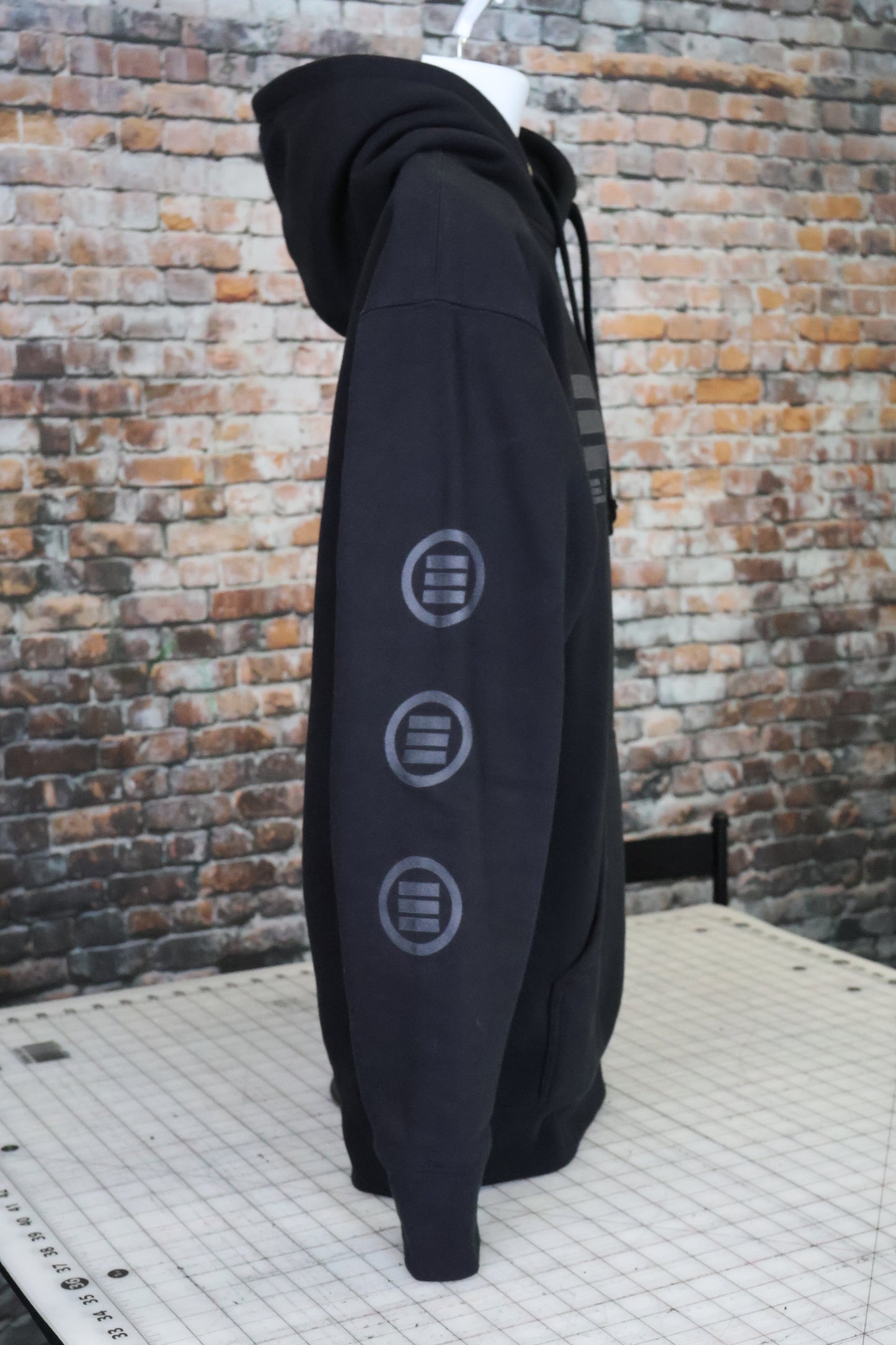 Element Of Danger - E-D Come Round My Way! (Black On Black) Unisex Hoodie