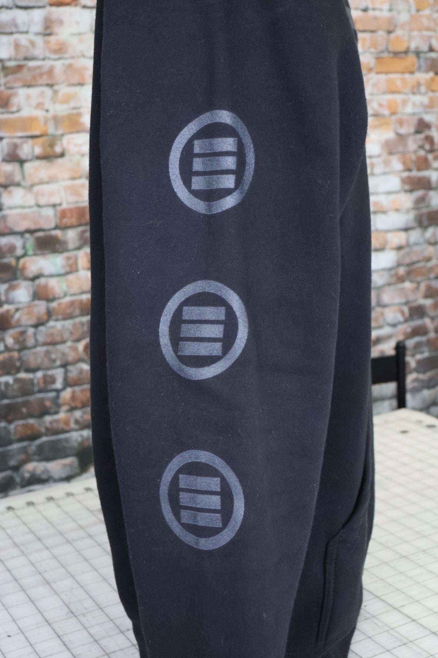 Element Of Danger - E-D Come Round My Way! (Black On Black) Unisex Hoodie